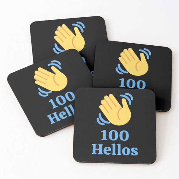 Item preview, 100 Hellos - Arabic Saying designed and sold by ArabicMerch.