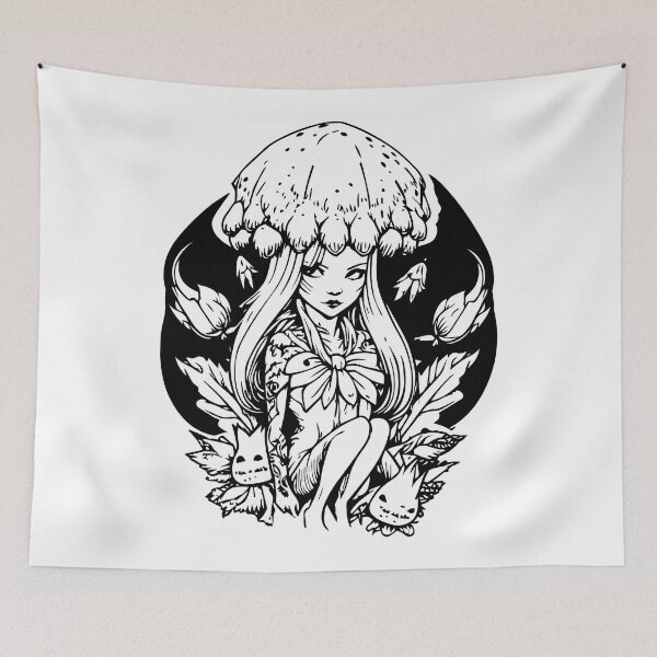 Item preview, Cute mushroom fairy fae designed and sold by badbug.