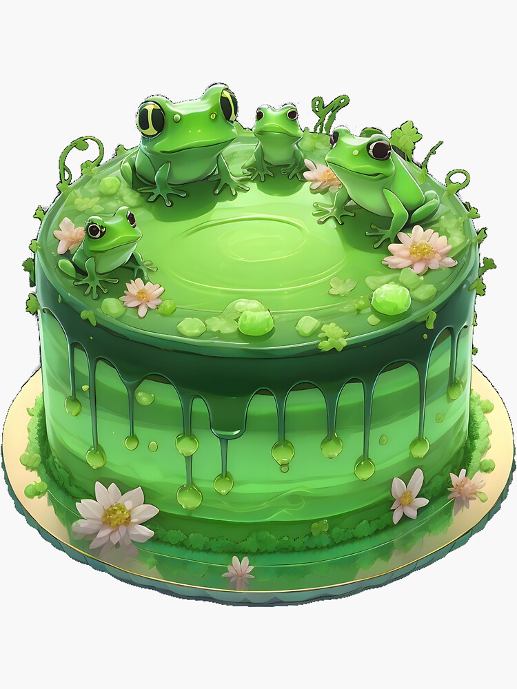 Cute Frog DIY Cake Kit | Baby Shower & 1st Birthday | Recipe