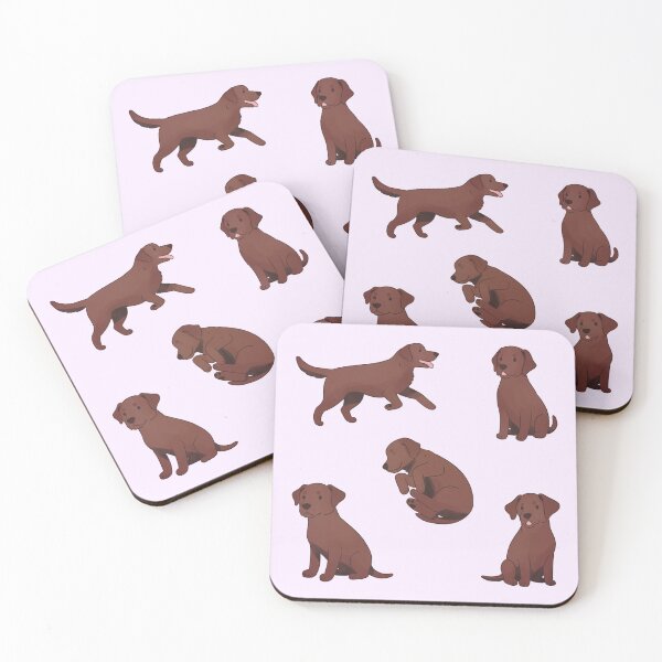 Item preview, Chocolate Labrador retriever pack designed and sold by Yaragold.