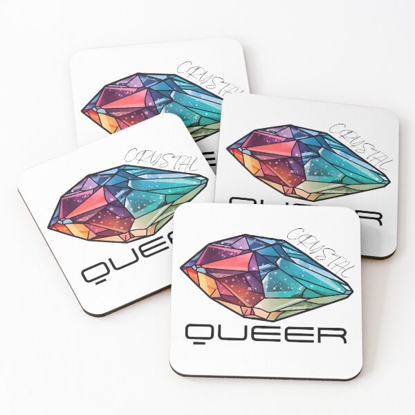 Item preview, Crystal queer energy LGBTQ pride  designed and sold by proudlyparent.