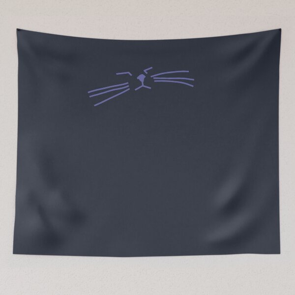 Item preview, Very Peri Periwinkle Line Cat Face designed and sold by ellenhenry.