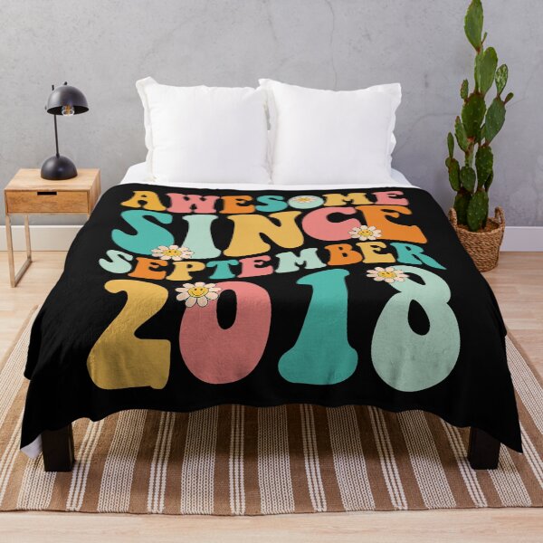 Item preview, Awesome Since September 2018 | Made In 2018 | Retro Groovy Birthday designed and sold by Christina-grich.