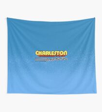 Charleston, South Carolina | Retro Stripes Wall Tapestry