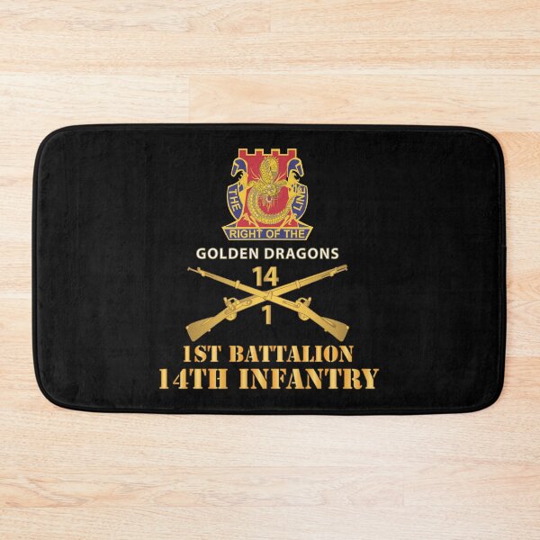 Item preview, Army - 1st Bn 14th Infantry w DUI - Inf Branch X 300 designed and sold by Military Insignia Products.