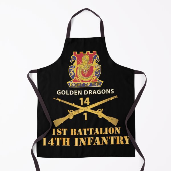 Item preview, Army - 1st Bn 14th Infantry w DUI - Inf Branch X 300 designed and sold by Military Insignia Products.