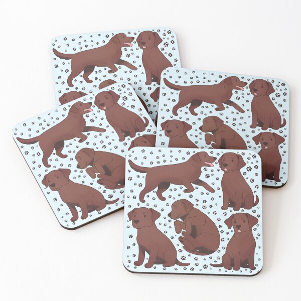 Item preview, Chocolate Labrador retriever pattern  designed and sold by Yaragold.