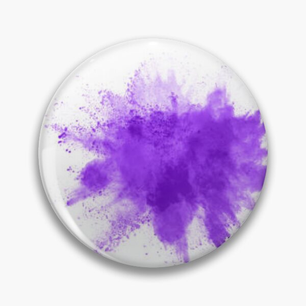 Item preview, Powder explosion. Closeup of a purple dust particle explosion isolated on white. designed and sold by MTShoppingLine.