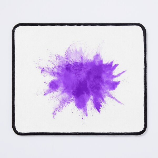 Item preview, Powder explosion. Closeup of a purple dust particle explosion isolated on white. designed and sold by MTShoppingLine.