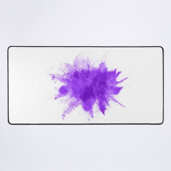 Item preview, Powder explosion. Closeup of a purple dust particle explosion isolated on white. designed and sold by MTShoppingLine.