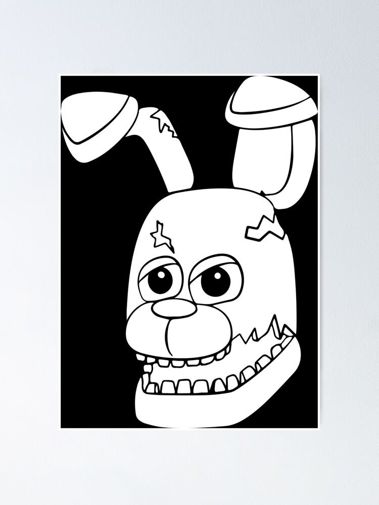 Withered Chica FNAF Coloring Page for Kids - Free Five Nights at
