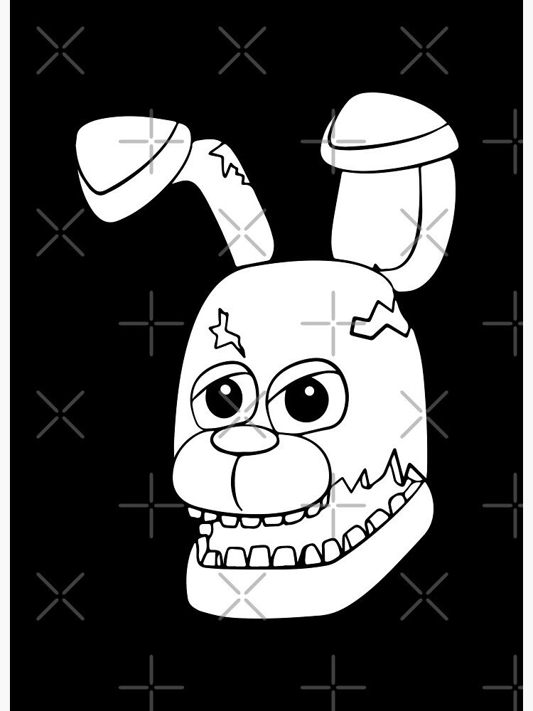 Withered Chica FNAF Coloring Page for Kids - Free Five Nights at