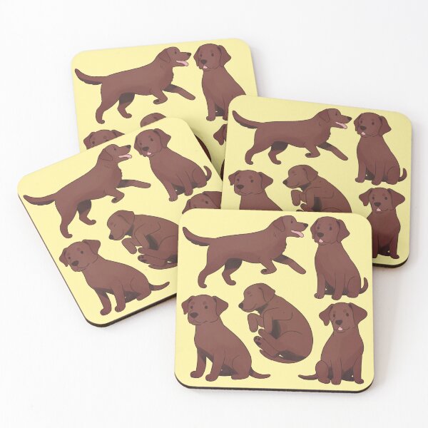 Item preview, Chocolate Labrador retriever pattern  designed and sold by Yaragold.