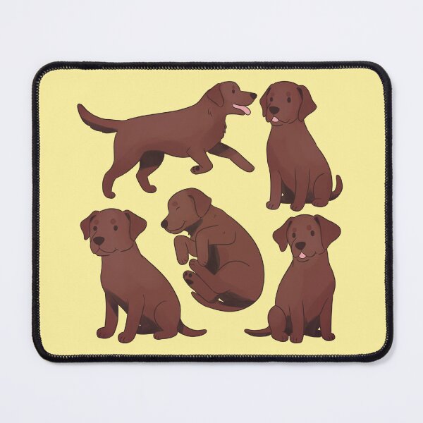 Item preview, Chocolate Labrador retriever pattern designed and sold by Yaragold.