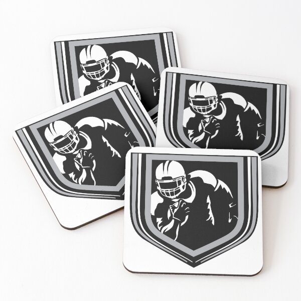 Item preview, Football Fan Silver and Black designed and sold by Color4Nature.