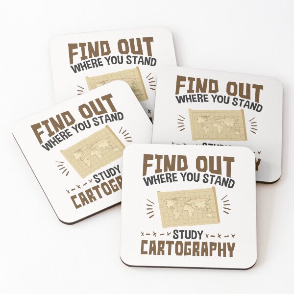 Item preview, Find Out Where You Stand Study Cartography Geography Map designed and sold by jaygo.