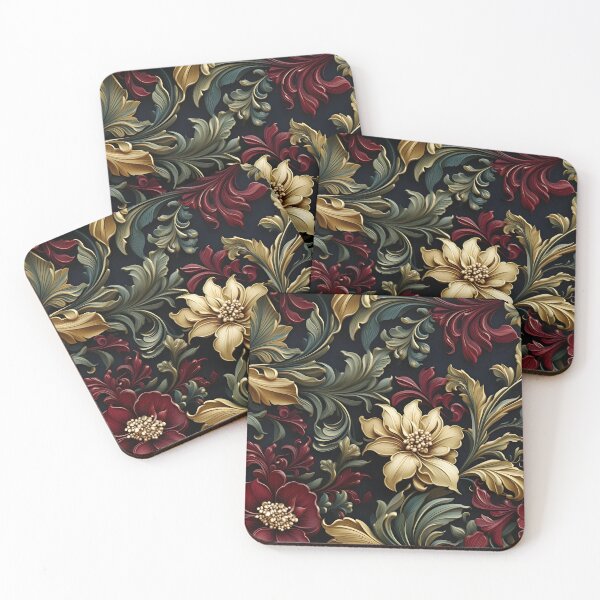 Item preview, Renaissance Elegance: Intricate Floral Motifs Seamless Pattern designed and sold by Moo7shop.
