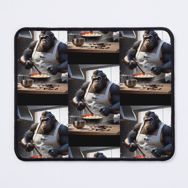 Item preview, a cool chef gorilla working in a kitchen designed and sold by Pelzi100.