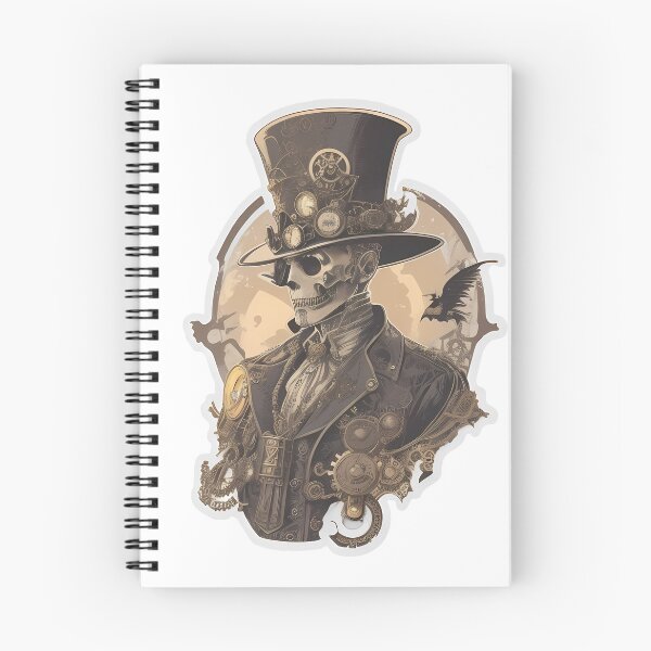 Item preview, Skull Halloween but Steampunk designed and sold by Pannyyy.