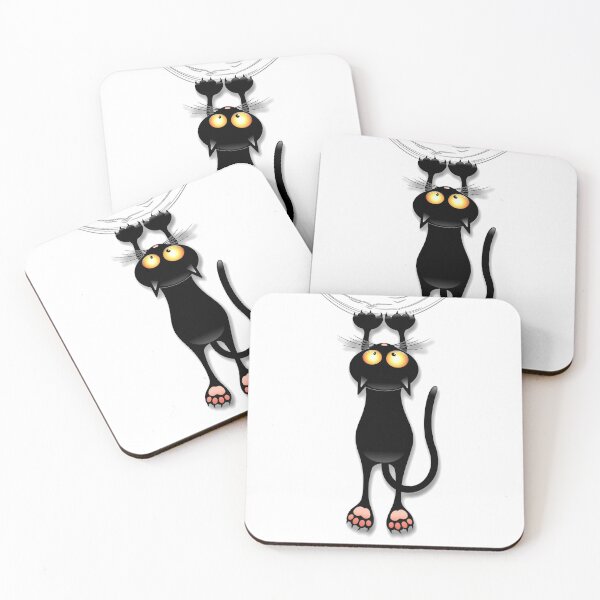 Item preview, Fun and Naughty Cat Falling Down  designed and sold by BluedarkArt.