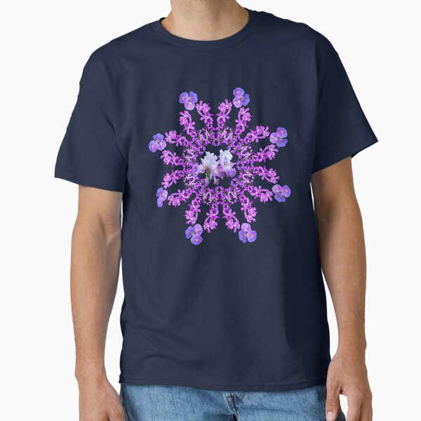 Item preview, Iris Splashacata, Orchids, Lilac Cranesbill  Mandala designed and sold by Shapes-Mania.