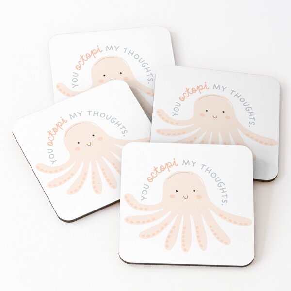 Item preview, Cute Octopus You Octopi My Thoughts Punny designed and sold by LiddyLuDesigns.