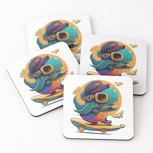 Item preview, Skateboarding Bird designed and sold by OrganicCharm.