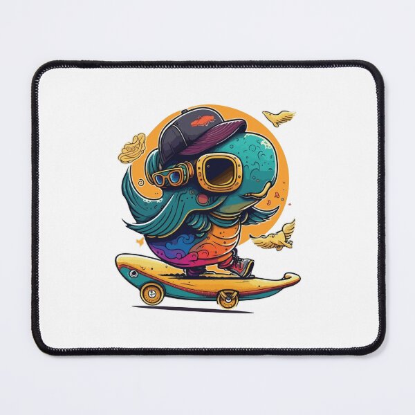 Item preview, Skateboarding Bird designed and sold by OrganicCharm.