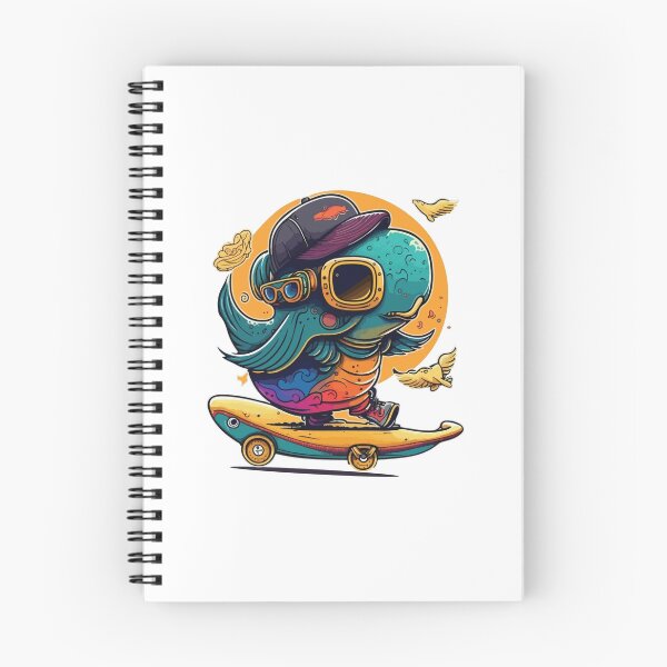 Item preview, Skateboarding Bird designed and sold by OrganicCharm.