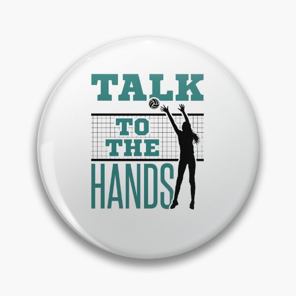Item preview, Talk to the Hands Funny Volleyball Blocker Player designed and sold by jaygo.