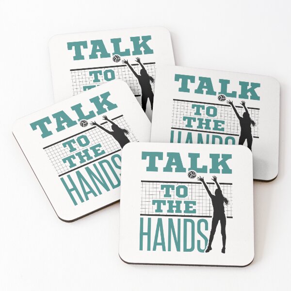 Item preview, Talk to the Hands Funny Volleyball Blocker Player designed and sold by jaygo.