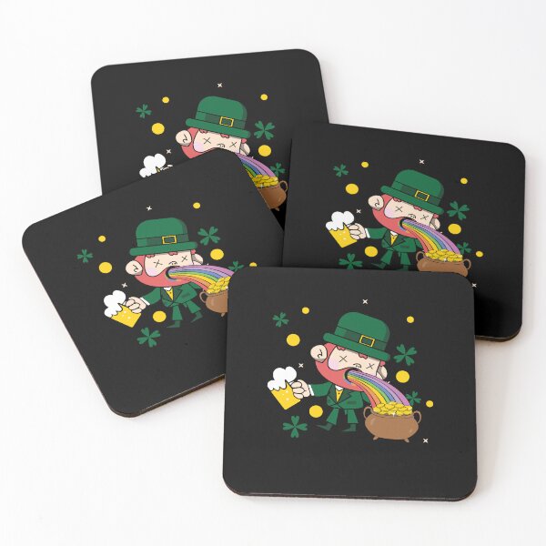Item preview, Ireland Leprechaun Pukes Rainbow Saint Patrick's Day designed and sold by Lenny Stahl.