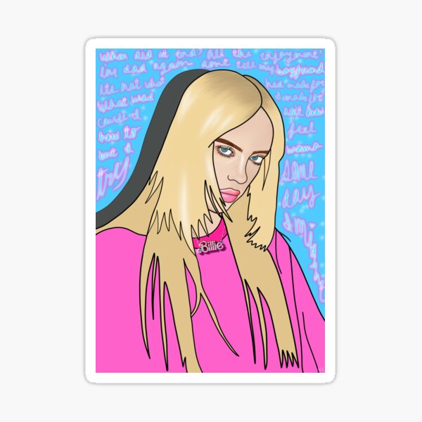 Barbie x Billie Eilish Sticker Set