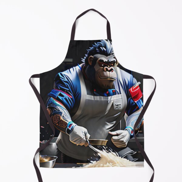 Item preview, a cool chef gorilla working in a kitchen designed and sold by Pelzi100.