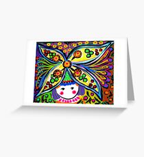 Cool Girl Greeting Card