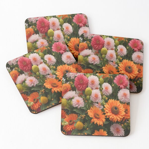 Item preview, Retro Abstract Multi Color Floral Pattern designed and sold by Md Rashid  Hasan.