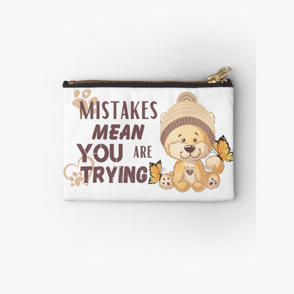 Item preview, Mistakes mean | Cute Lion | Affirmations and motivations designed and sold by Twinmommy Store.