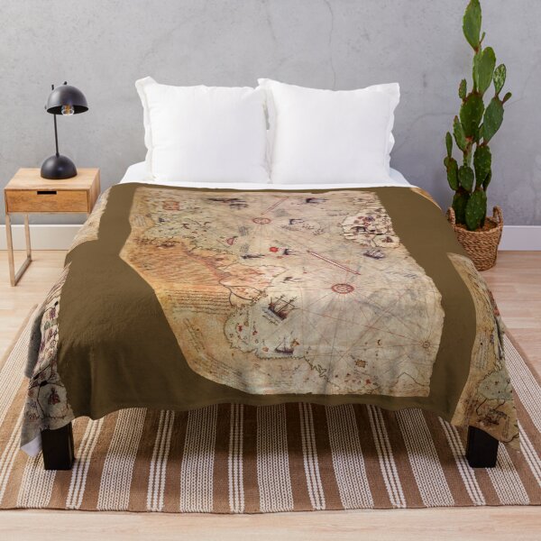 Item preview, Piri Reis world map designed and sold by SolidEarthArt.