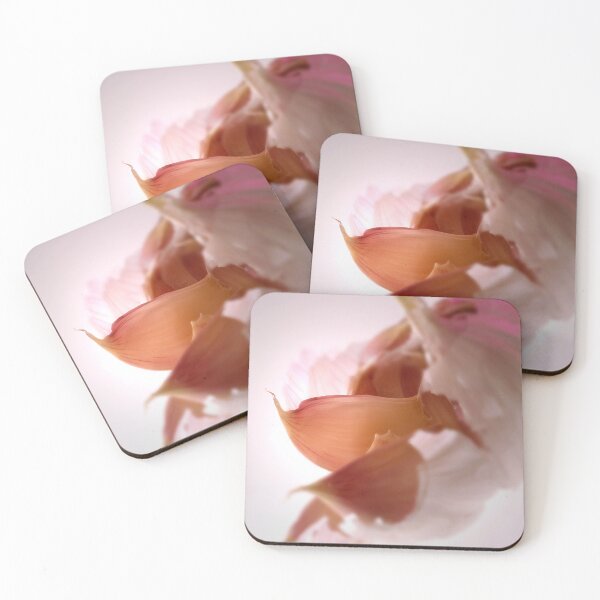 Item preview, Garlic bulb papery skin peeling, exposing brown cloves designed and sold by bailey-cooper.