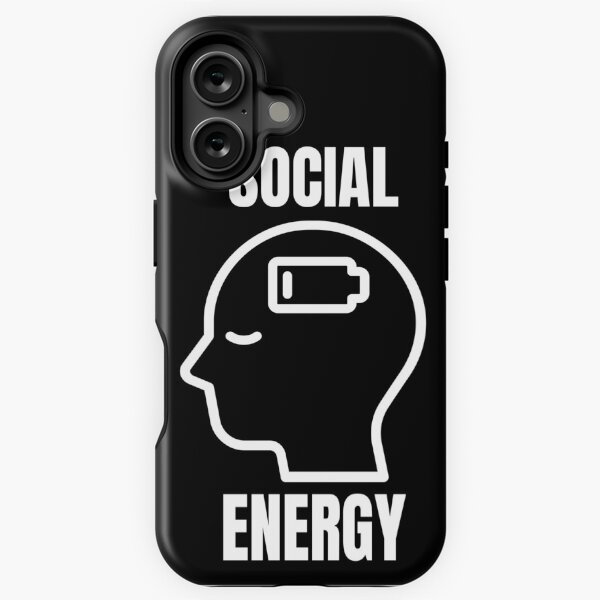 Item preview, Low On Coffee Social Battery designed and sold by ArtFromBeyond.