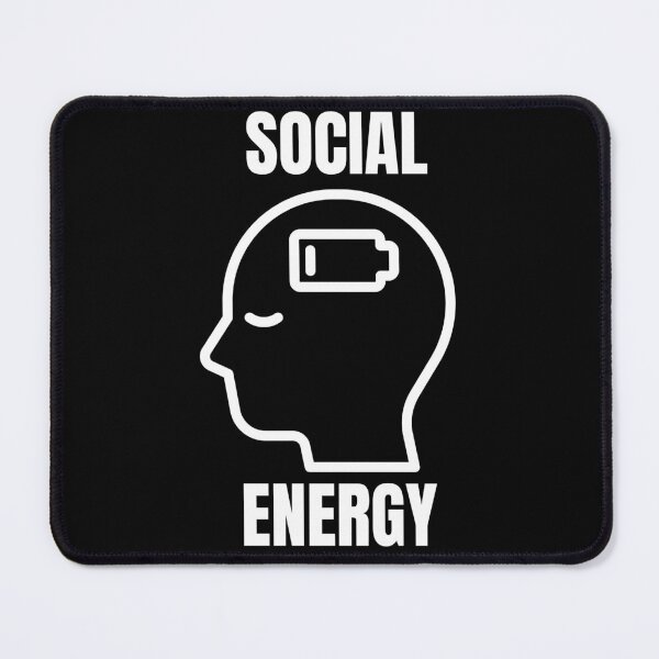 Item preview, Low On Coffee Social Battery designed and sold by ArtFromBeyond.