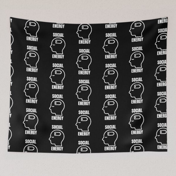 Item preview, Low On Coffee Social Battery designed and sold by ArtFromBeyond.