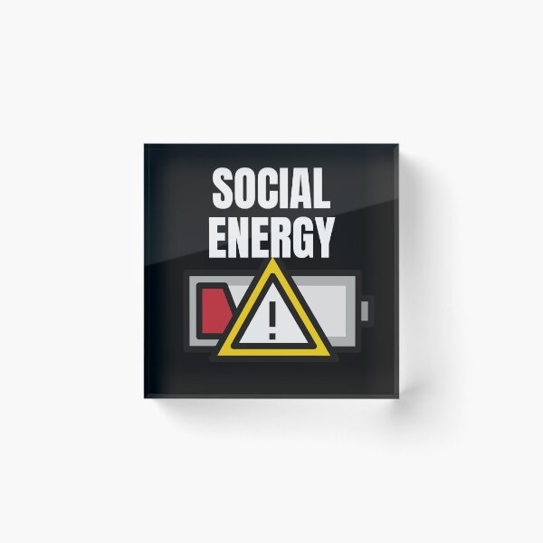 Item preview, Low On Coffee Social Battery designed and sold by ArtFromBeyond.