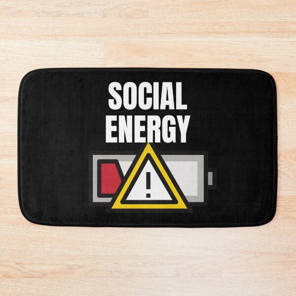 Item preview, Low On Coffee Social Battery designed and sold by ArtFromBeyond.