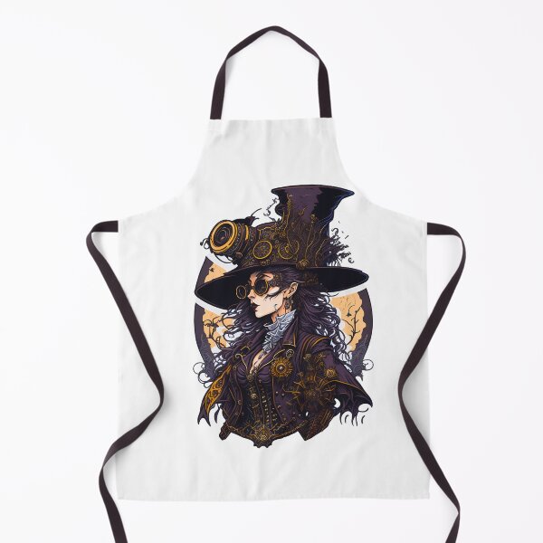 Artikelvorschau, Steampunk-Hexe in Halloween entworfen und verkauft von Pannyyy.