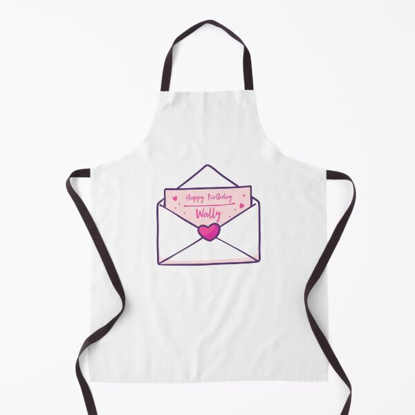 Item preview, Happy Birthday Wally Name - Love Letter (Black) designed and sold by OKINTA.
