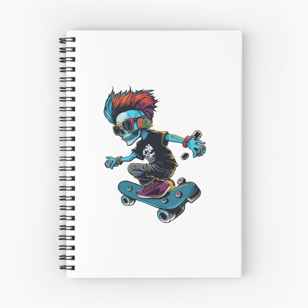 Item preview, Skateboarding Skeleton designed and sold by OrganicCharm.