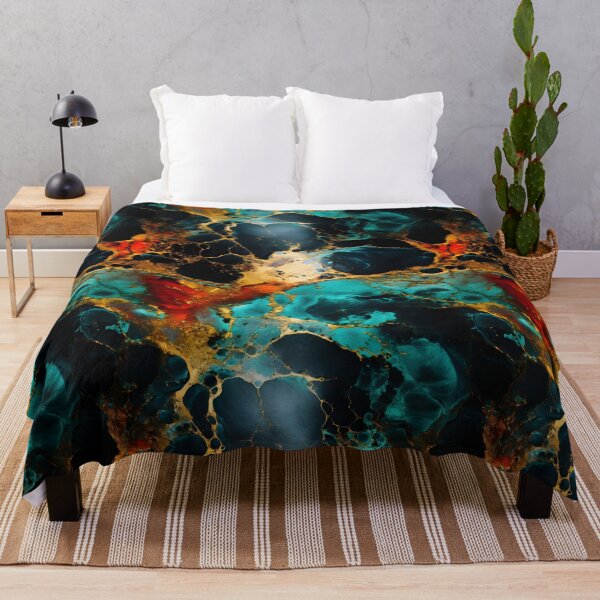 Item preview, Elegant Watercolor Marble: Red, Green & Black Pattern designed and sold by Moo7shop.