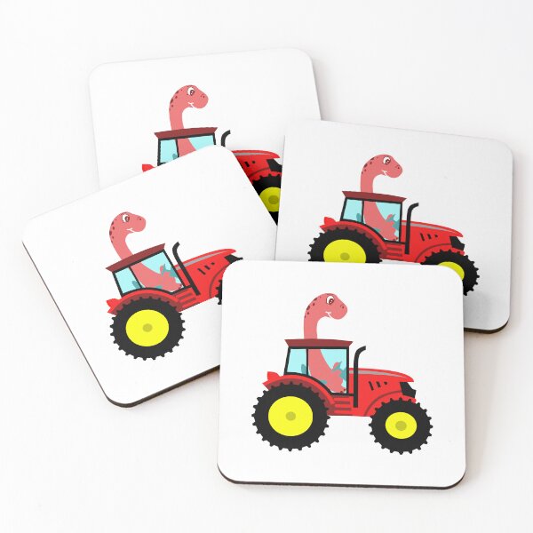 Item preview, My dino and tractor drawing designed and sold by Blondiabshop.