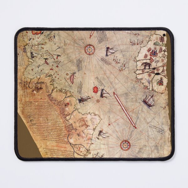 Item preview, Piri Reis world map designed and sold by SolidEarthArt.
